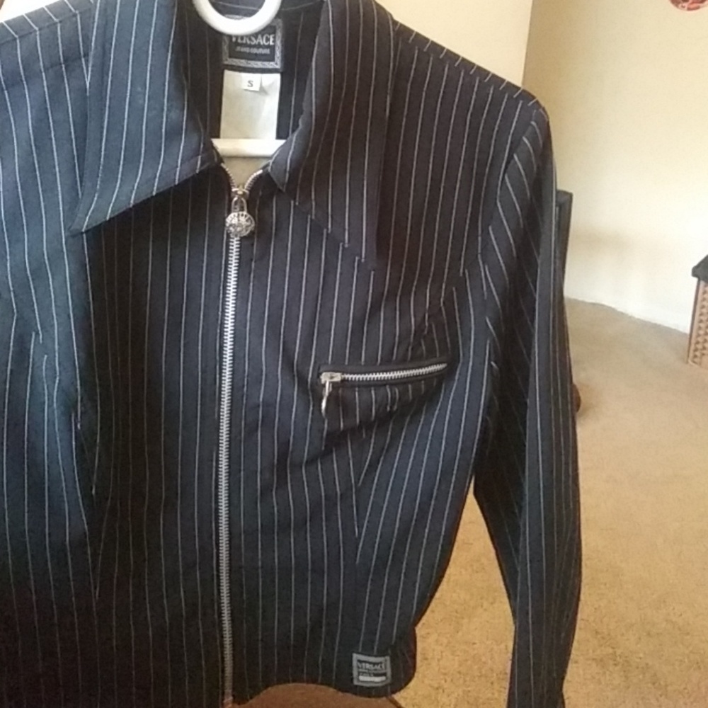 Versace jeans couture. Pin stripe. Vintage